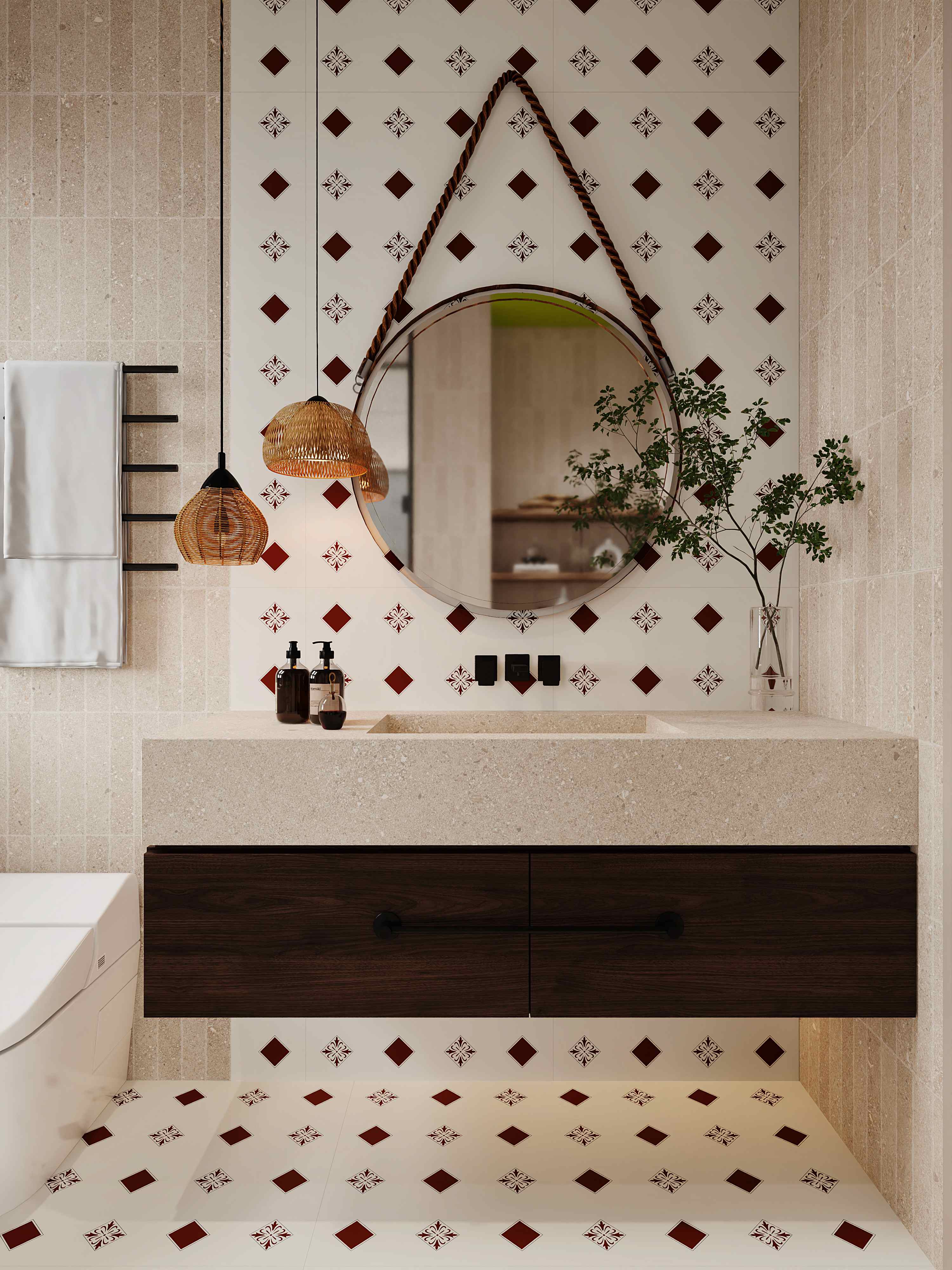 菱花棕敘 YS612H047B 效果圖